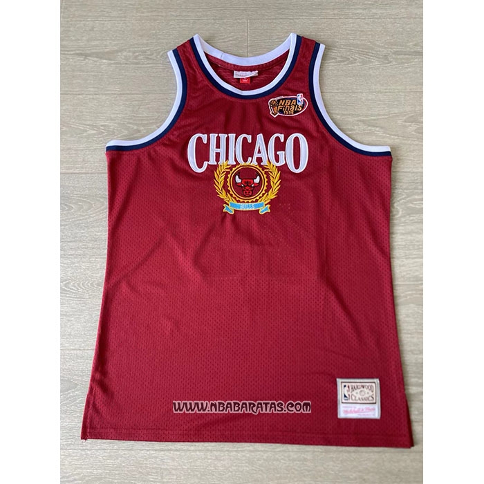 Camiseta Chicago Bulls Michael Jordan #23 Mitchell & Ness 1996 Rojo